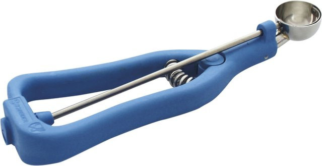 Schneider Eisportionierer aus Edelstahl und Kunststoff in Blau/Silber, Länge: 21,5 cm, Durchmesser: 2,8 cm - Bild 1