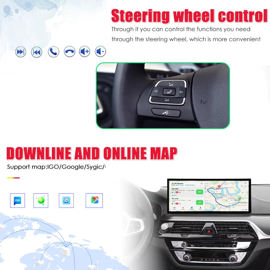CUCU-NAVI Android 16 Autoradio für Mazda CX-5 2018 mit 12,3 Zoll Display, Bluetooth, WIFI, GPS und Carplay in Schwarz - Bild 4