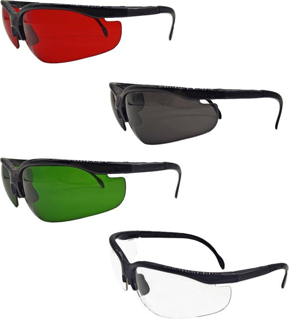 SAFETREE Schutzbrille mit verstellbarem Rahmen in Mehrfarbig für Laser-Fahrrad-Sport - Bild 1