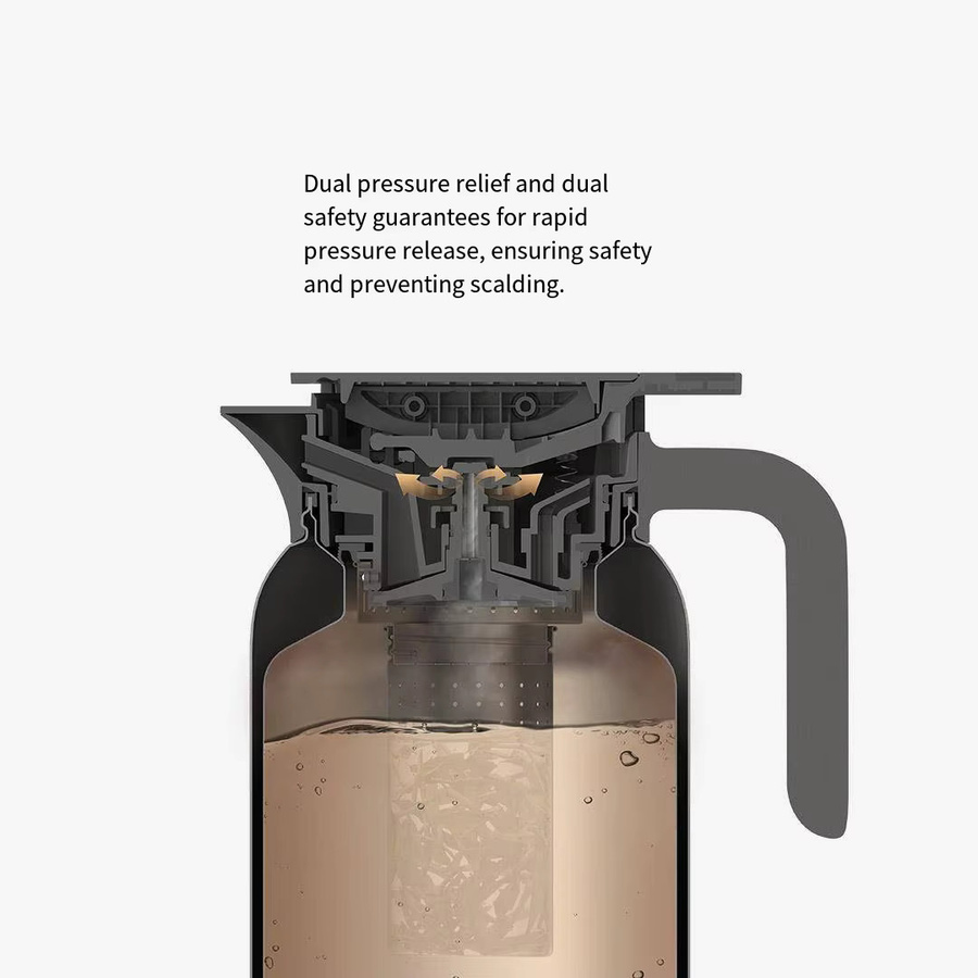 Xiaomi Titan Isolierkanne aus Edelstahl mit Tee-Infuser, 1,2 l - Bild 2