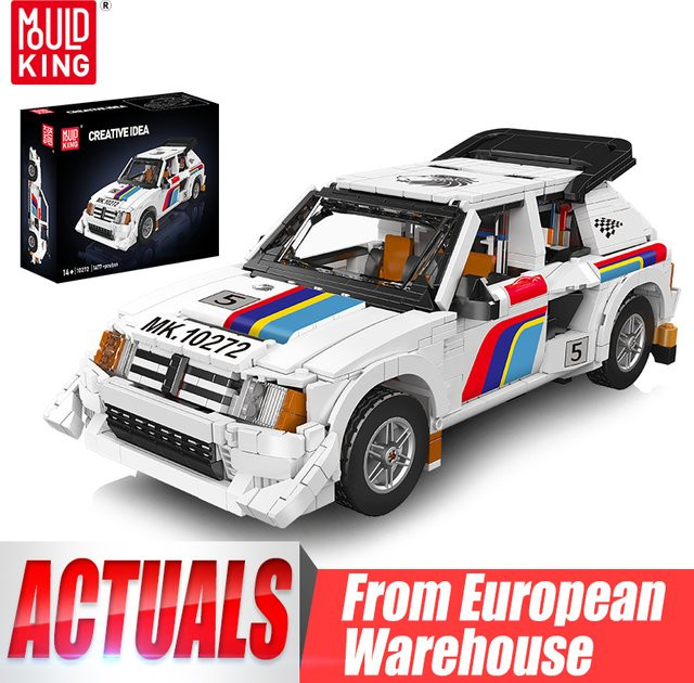 Mould King MOC 205 T16 Klassisches Rallye-Auto, Rennwagen-Modell, ab 14 Jahren - Bild 1