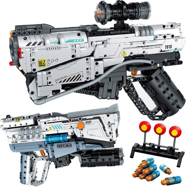 BXA Weltraum Militär DIY Raum Pistole, Bausteine, Modell Kit - Bild 1