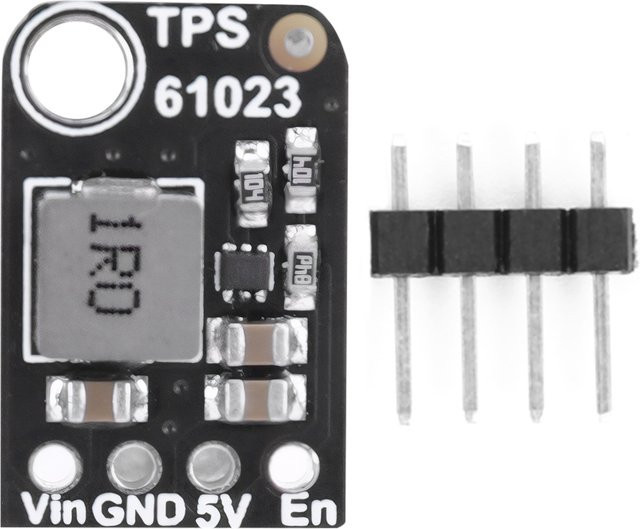 TPS61023 Mini-Boost-Modul 5V 1A Aufwärtswandler-Platine in Schwarz - Bild 1