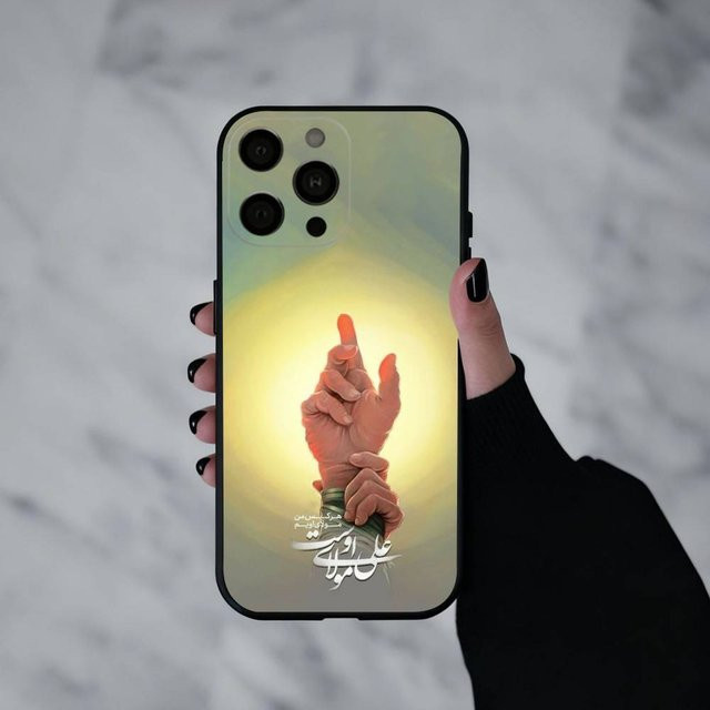 Silikon Handyhülle mit Imam Hussain und Shia Ali Motiv für iPhone 11 bis iPhone 17 Pro Max in Multicolour - Bild 1