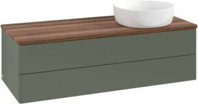 V&B Waschtischunterschrank Antao mit Beleuchtung, Farbe Grün, B/T/H: 120 x 50 x 36 cm - Bild 1