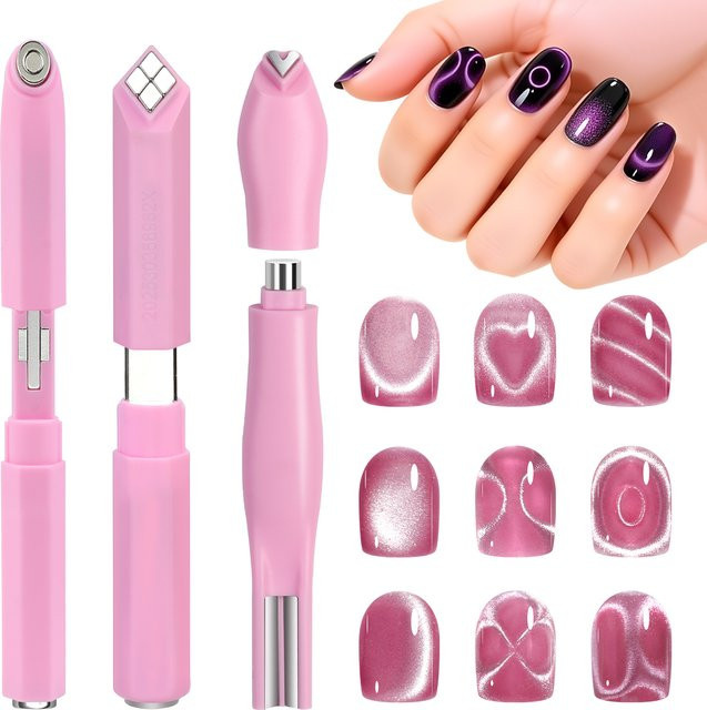 Misscheering Cat Eye Gel Nagellack Set, schimmernd - Bild 1
