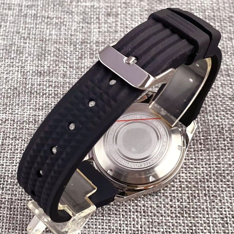 Tandorio Automatik-Taucheruhr, Edelstahl, 40 mm, Herren, 20 ATM, Schwarz - Bild 6