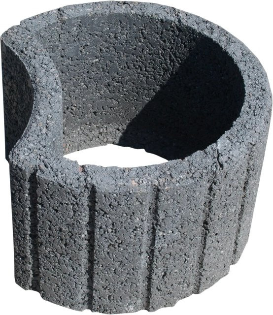 EHL Stützflor-Pflanzring Anthrazit B/T/H: 40 x 50 x 30 cm - Bild 1