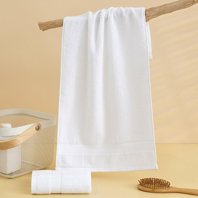 Yiran Furniture Handtuch aus reiner Baumwolle, weich und wasserabsorbierend, B: 32 cm, H: 72 cm - Bild 1