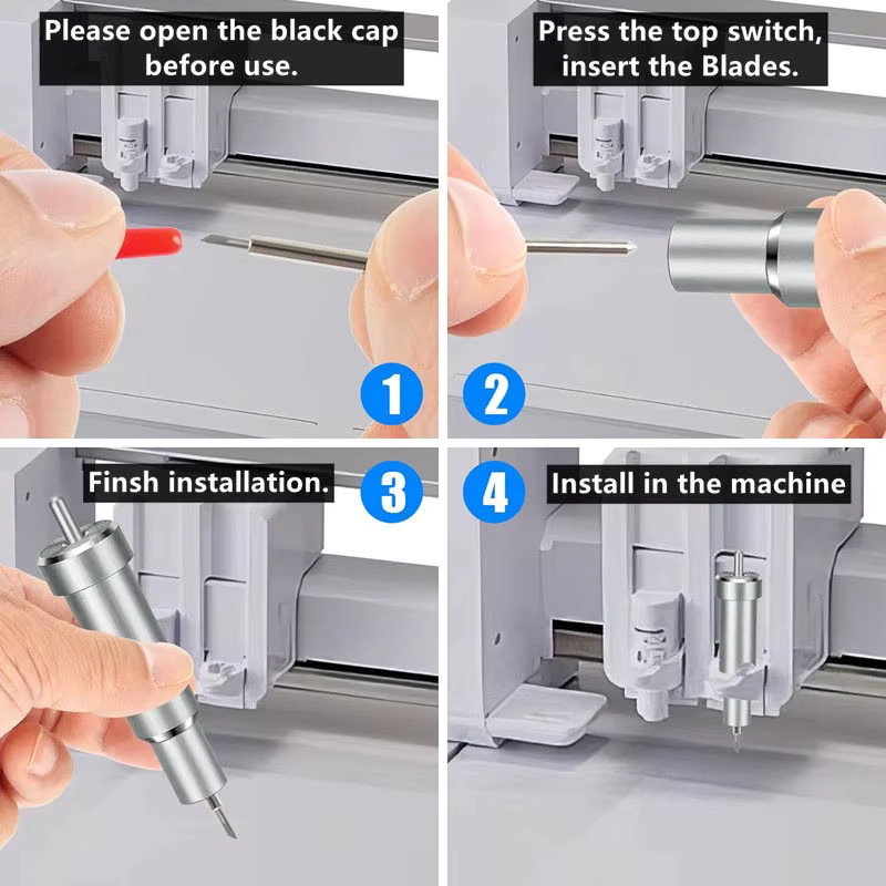 20 Stück Ersatz-Schneidklingen für IROVNE Cricut Explore Air 2, Air 3 und Maker 3 Schneideplotter - Bild 2