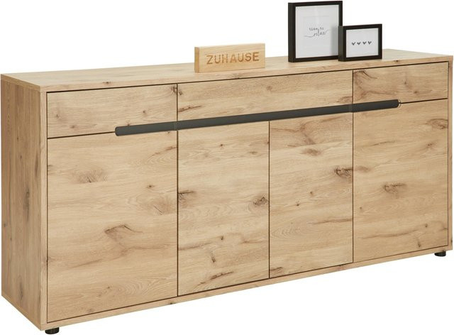 Mömax Sideboard Bellano in Viking Oak Nature mit Soft-Close-Schubladen und modernem Design - Bild 1