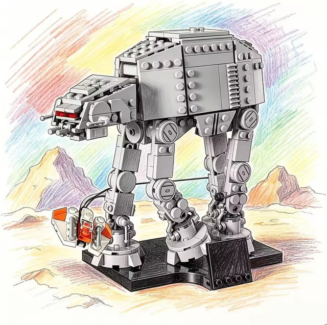 Potdemiel Space War Panzermodell, Weltraum, Ornament - Bild 1