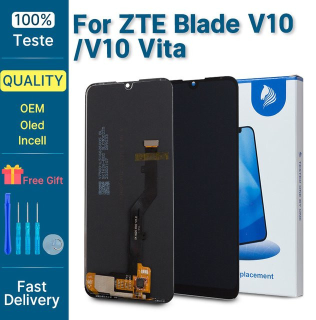 ZTE Blade V10 Vita Ersatz Display mit LCD Touch Digitizer Panel in Schwarz inklusive Montage Werkzeug - Bild 1