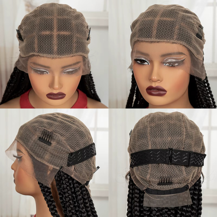 Alice Spring Box Braids Perücke, synthetisch, Full Lace, Damen - Bild 6