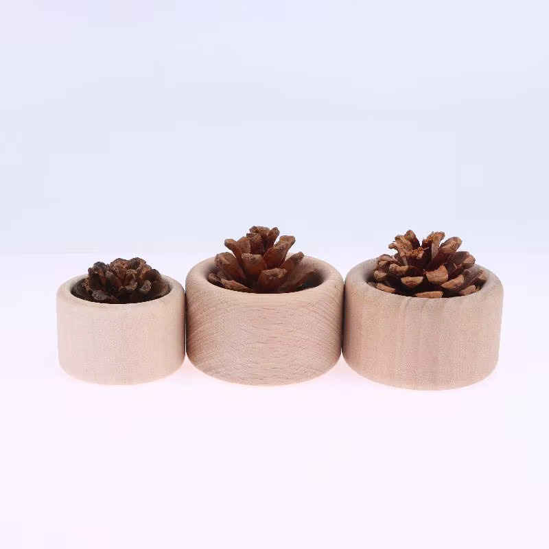 HNKMP Kiefernzapfen-Holz-Diffusor für ätherische Öle, Unisex - Bild 3