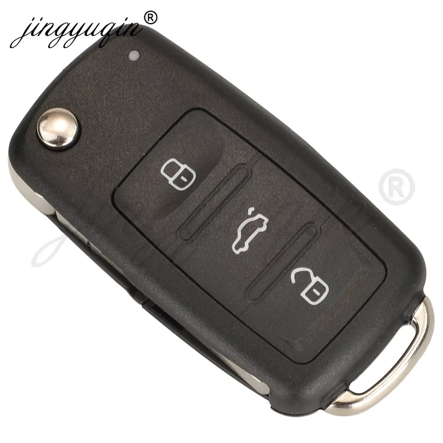 VW Auto Fernbedienung Schlüssel 315/434 MHz in Schwarz für Scirocco Passat Jetta Beetle Caddy Multivan Amarok Transporter 5K0837202BJ - Bild 3