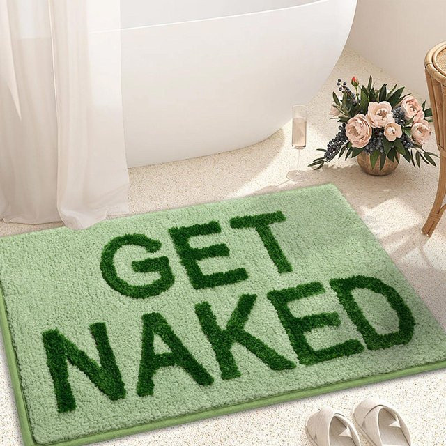 HomeHarmony Badezimmerbodenmatte in Grün, wasserabsorbierend und anti-Rutsch, B/T: 60 x 40 cm - Bild 1