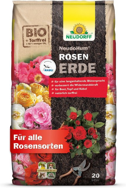 Neudorff Neudohum Rosenerde für Rosengewächse, 20 l - Bild 1