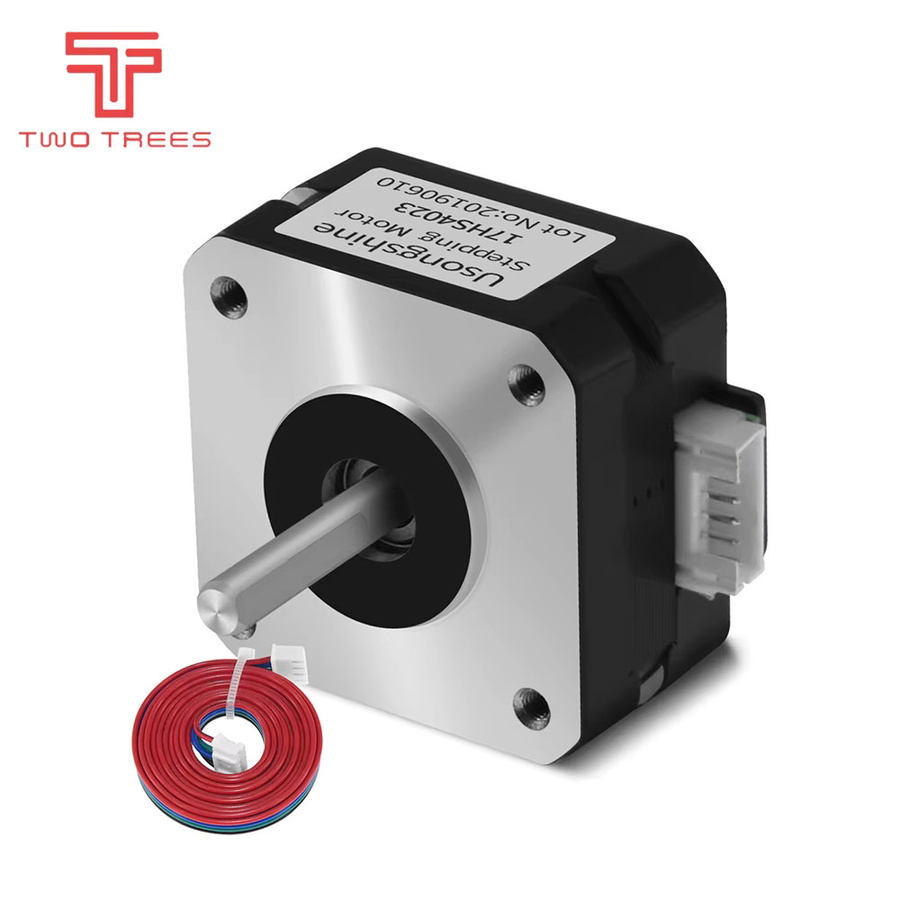 TWO TREES Nema17 17HS4023 Schrittmotor für Titan Extruder und CNC 3D-Drucker in Schwarz - Bild 3