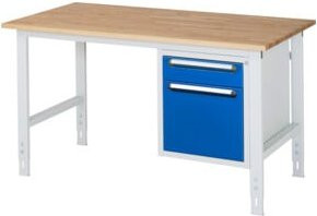 Rau Arbeitstisch Tom KM05 höhenverstellbar, B/T/H: 150 x 80 x 76-108 cm - Bild 1