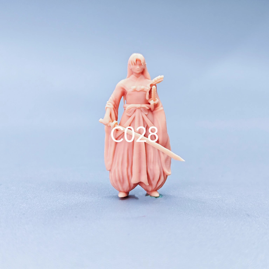 EHCMODEL Sesshoumaru Figuren, 1:64 Maßstab, Harz, Fantasy, unbemalte Miniaturen - Bild 1