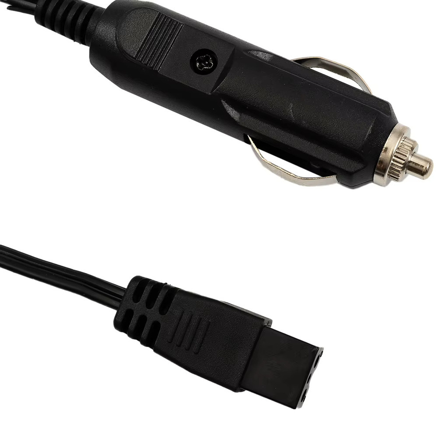 2Pin DC 12V Blei-Kabel-Stecker für Auto-Kühlschränke und Kühlboxen, Schwarz - Bild 5