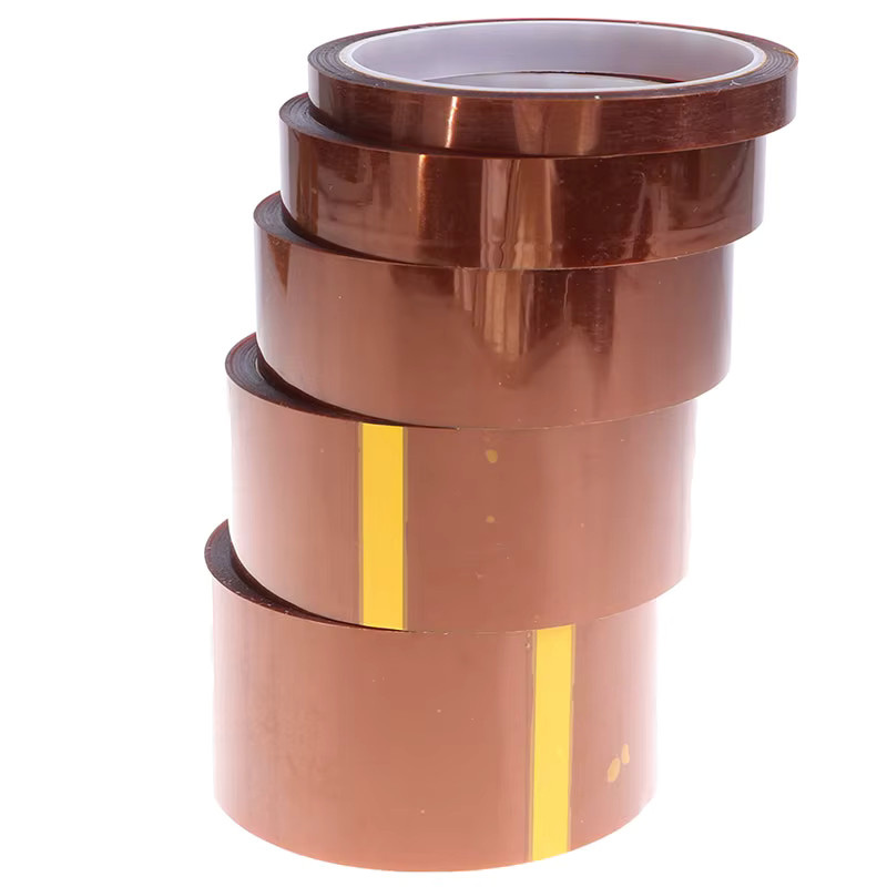 Professionelles Polyimid-Kapton-Isolierband für Elektronik und Schweißen, hitzebeständig und verschleißfest, Farbe: Braun, Breite: 30,48 cm, Länge: 30,48 m - Bild 2