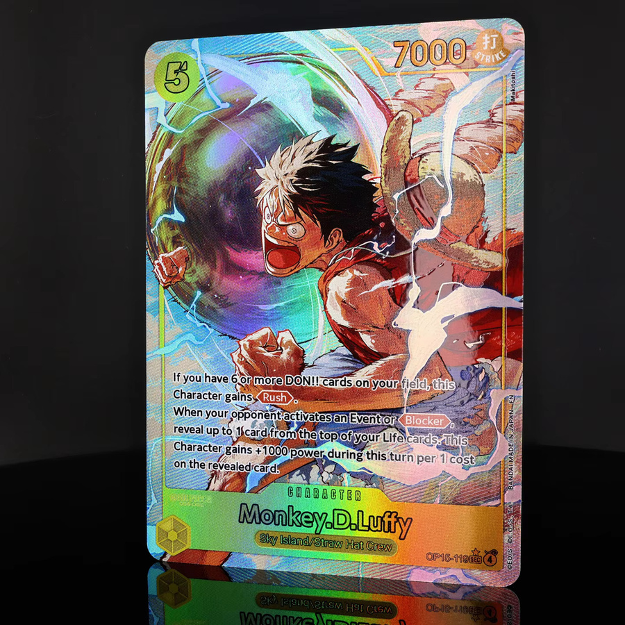 Bandai One Piece Luffy SEC Spielset, Sammelkarten, Englisch, Gelb - Bild 2