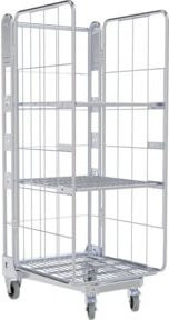 HMH nestainer Metallgestell 1630 ME in Silber, 3-seitig, B: 73,0 cm, T: 84,5 cm - Bild 1