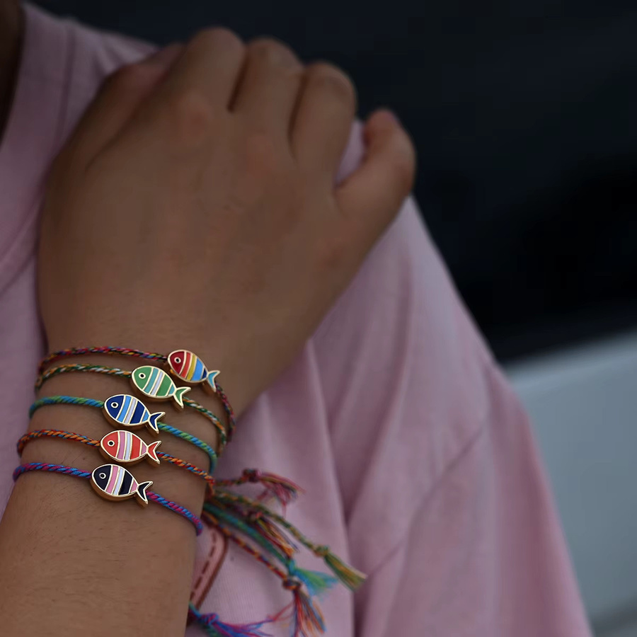 MOON GIRL Armband, Bunt, Damen, Gewebtes Seil - Bild 2