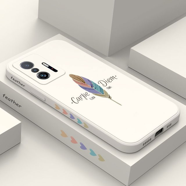 Feather Love Silikonhülle für Xiaomi und Redmi in Purple - Bild 1