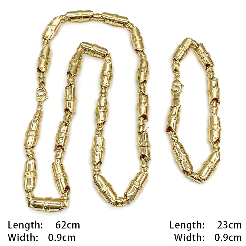 HIPUNK Halskette, Gold, 62 cm, Herren - Bild 2
