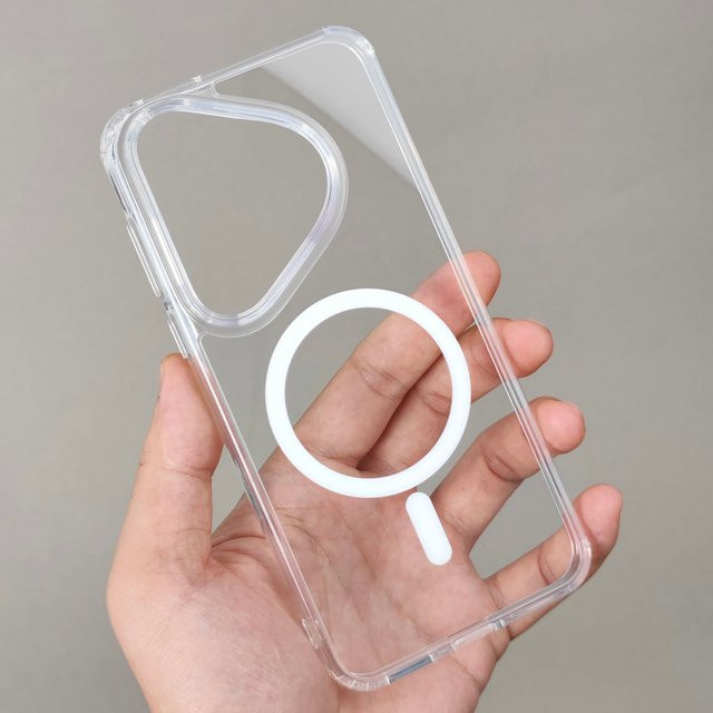 ZEAMAR Transparente Acryl-Magnethülle für MagSafe, stoßfeste und ultradünne Schutzhülle für Huawei Pura 70, P70 Ultra und Mate 60 Pro Plus - Bild 1
