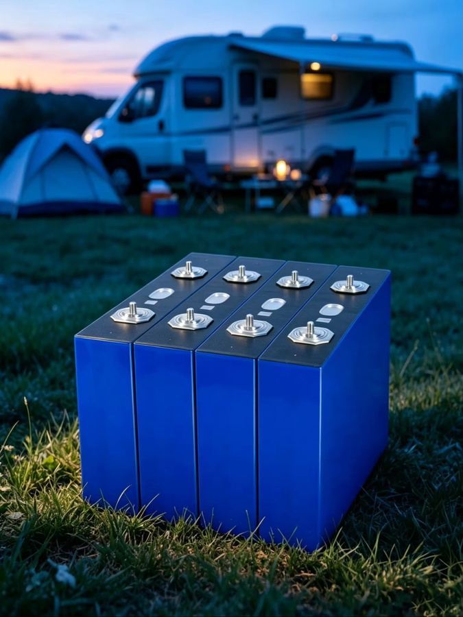 PWOD LiFePO4 Batterie 650Ah 3.2V Klasse A Wiederaufladbare Zellen für DIY 12V 24V 48V Energiespeicher im Wohnmobil oder Camper - Bild 8