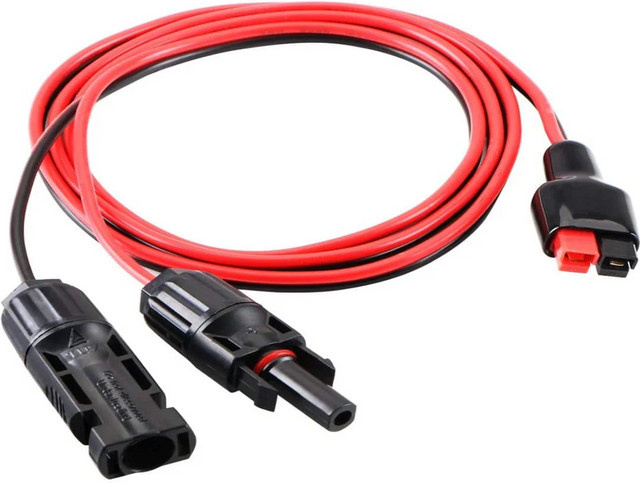 ALLPOWERS Solar-Verlängerungskabel 1,5 m mit 16 AWG auf Anderson Solar-Stecker-Adapter für Solarpanels und tragbare Kraftwerke - Bild 1