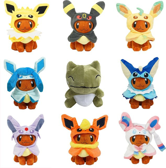 TAKARA TOMY Pokemon Plush 8-teiliges Set multicolour - Bild 1