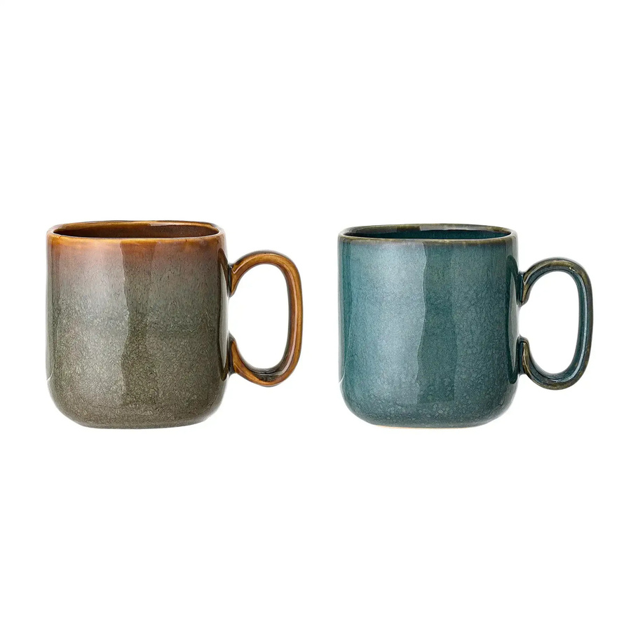 Bloomingville Aime XL Becher grün 2er-Set - Bild 1