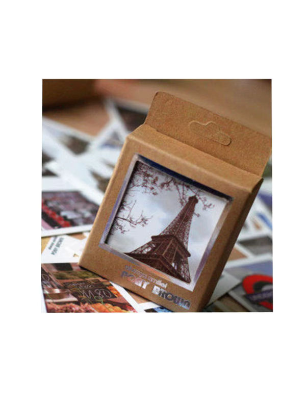 40 Stück Vintage Landschaft Mini Lomo Postkarten Set in Braun für Geschenke und Nachrichten - Bild 2