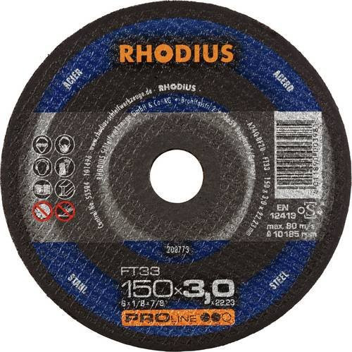 Rhodius FT33 200773 Trennscheiben-Set für Metall, 25 Stück, Blau - Bild 1