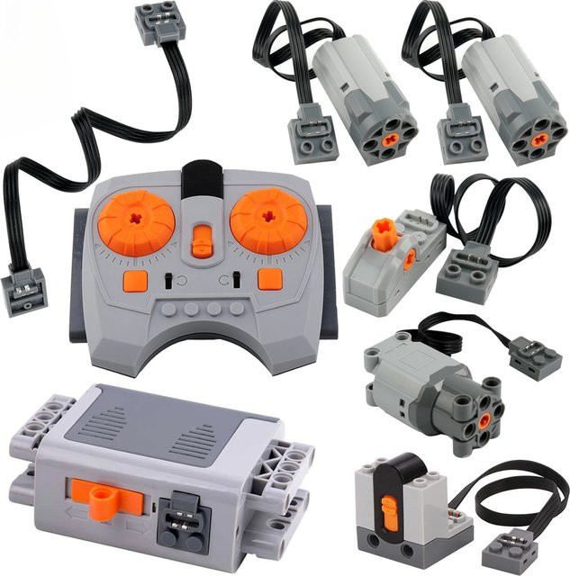 stemedu 8-in-1 MOC DIY-Spielzeug, technische elektronische Bausteine, mit IR-Fernbedienung, STEM-Lernsteine-Set - Bild 1