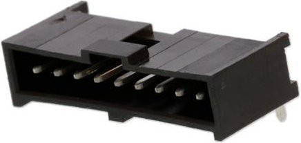 Molex Einbau-Stiftleiste Standard 9-polig in Schwarz - Bild 1