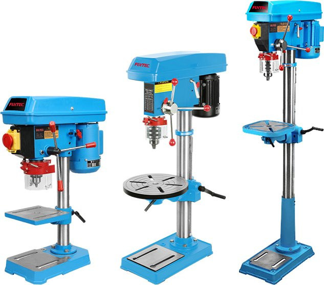 Hochleistungs-Tischbohrmaschine 750 W in Blau - Bild 1