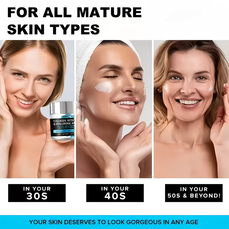 GSWP Hals- und Gesichtsstraffungscreme, Anti-Aging Hautpflege - Bild 4