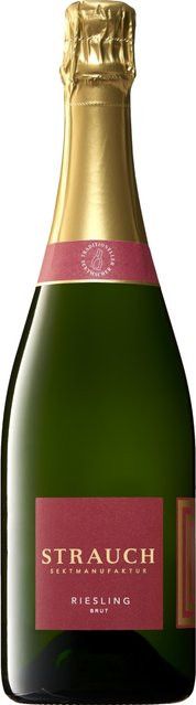 Strauch Riesling Sekt, Brut, Rheinhessen, 0,75 l - Bild 1