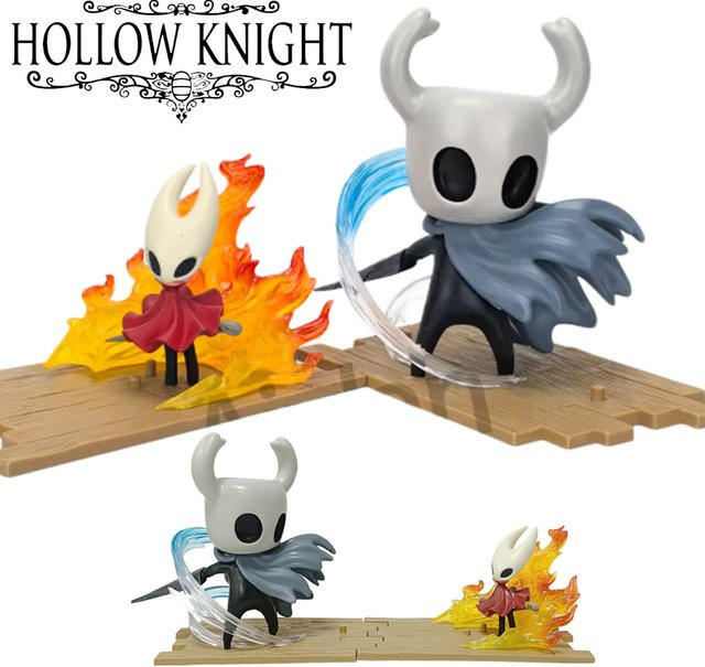 Bandai Hollow Knight Actionfiguren-Set, 2-teiliges Set, Kunststoff - Bild 1