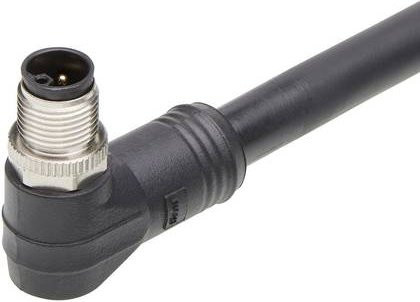 Molex Sensor-Aktor-Steckverbinder konfektionierter gewinkelter Stecker Schwarz 4-polig 10m - Bild 1
