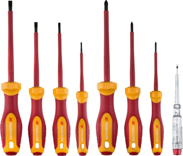 Parkside VDE-Schraubendreher-Set, 8-teilig, rot - Bild 1