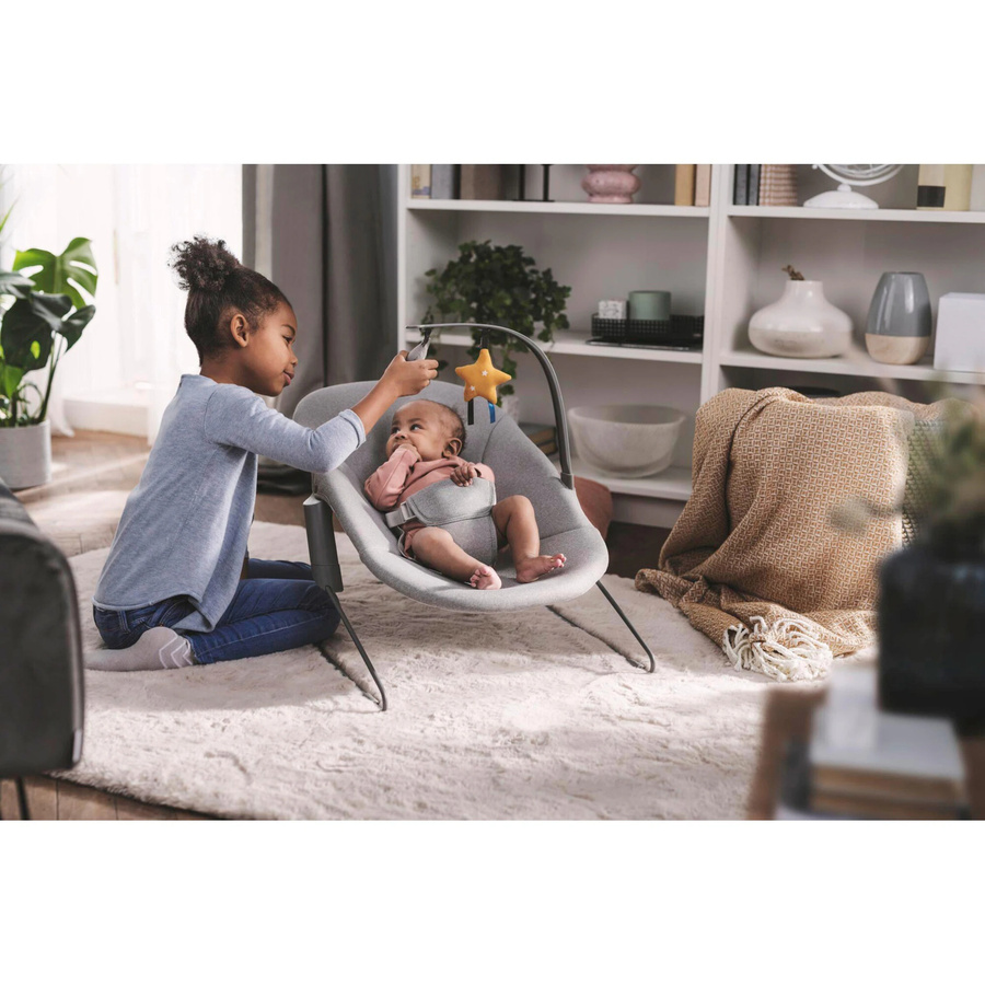 Kinderkraft Babywippe CALMEE in Grau - Bild 3