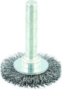 Osborn Rundbürste aus Edelstahl gewellt, Farbe: Silber, Durchmesser: 100 mm, Breite: 12 mm - Bild 1