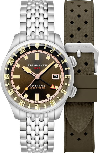 Spinnaker Herrenuhr Bradner GMT, Automatik, Edelstahl, 42 mm, 18 ATM - Bild 1